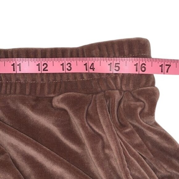 Womens Tan Velour Joggers XL By BBJ Los Angeles With Drawstring Waist & Cuffed A - Picture 9 of 11